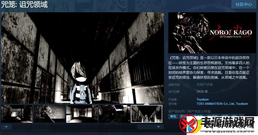 生存恐怖游戏咒笼:诅咒领域Steam页面上线-明年发售