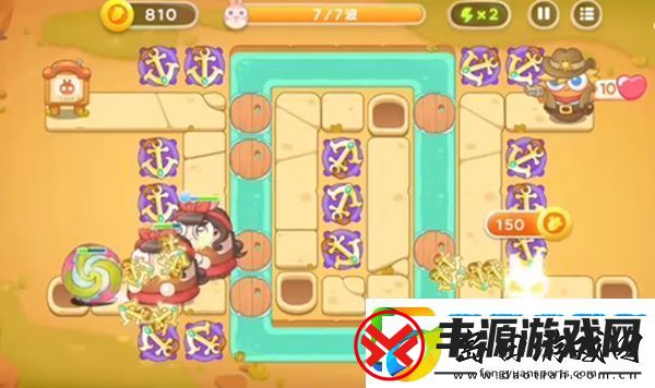 保卫萝卜4波仔很忙第三关无伤通关攻略