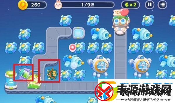 保卫萝卜4太空穿越第26关通关攻略