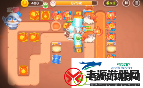 保卫萝卜饿龙传说第6关怎么过