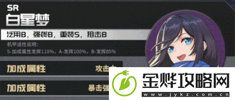 硬核机甲启示白星梦强度一览