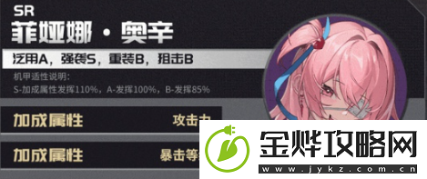 硬核机甲启示菲娅娜奥辛强度一览