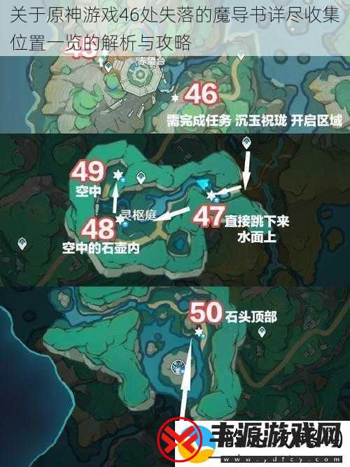 关于原神游戏46处失落的魔导书详尽收集位置一览的解析与攻略