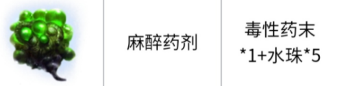 黑暗与光明手游麻醉药剂如何制作