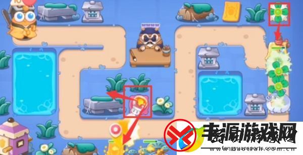 保卫萝卜4阿波道长第35关攻略