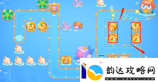 保卫萝卜4海的闺女第2关通关攻略