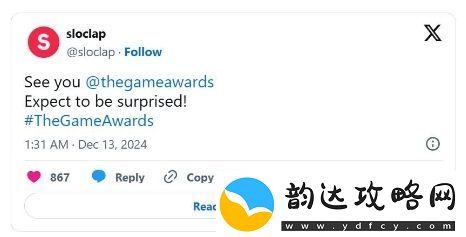 师父开发商Sloclap暗示将在TGA公布新消息