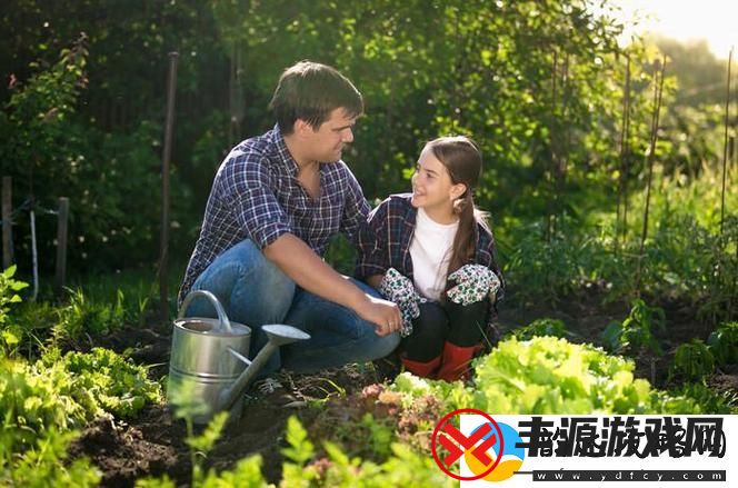 父亲有力挺送女儿的花园:爱的栽培与陪伴