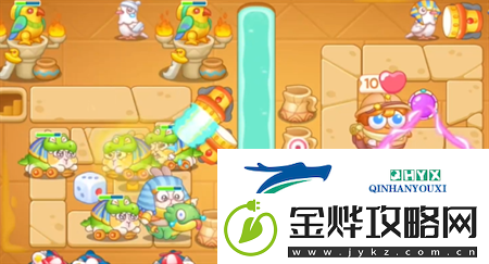 保卫萝卜4法老归来第118关通关流程