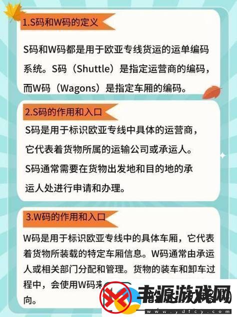 欧亚专线欧洲S码WMY-连接东西方的物流纽带