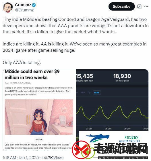 二次元恐怖游戏米塔火爆全