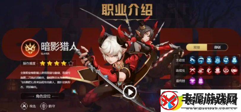龙之谷世界职业一览