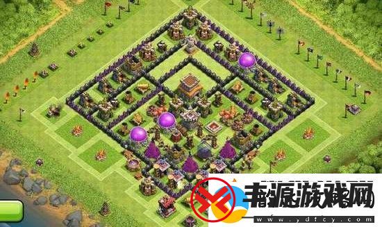 部落冲突8本神阵怎么布局