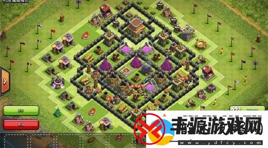 部落冲突8本神阵怎么布局