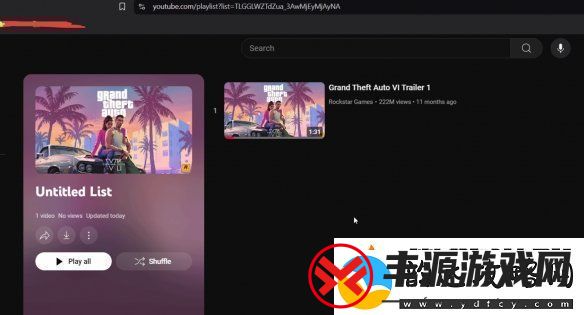 这次预告真要来了-GTA6油管视频列表今天突然更新