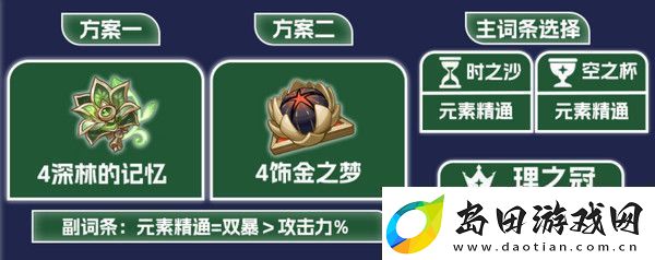 原神纳西妲养成图鉴攻略纳西妲如何培养更合适