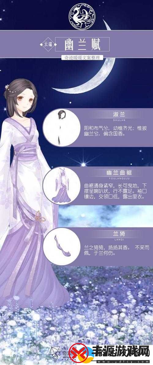 奇迹暖暖幽兰赋套装图鉴及获得攻略:解锁优雅部件之旅