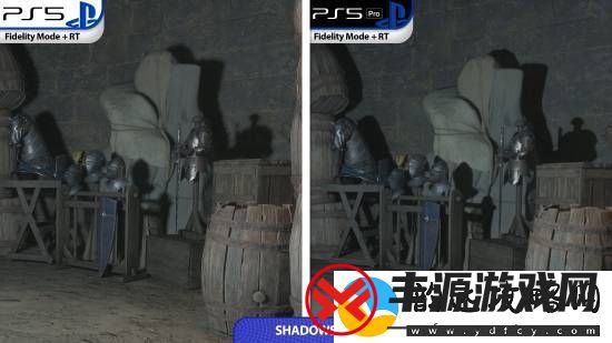 霍格沃茨之遗PS5Pro画面对比